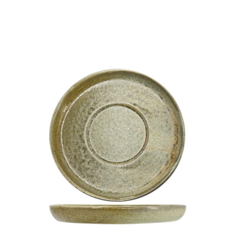 Nova Earth Limestone Saucer 15 cm Set of 6 - Lighting.co.za