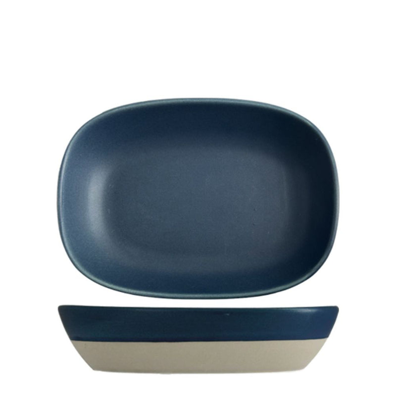 Nova Craft Nova Mezzo Blue Rectangular Bowl Set 11.5x7.5cm Set of 12