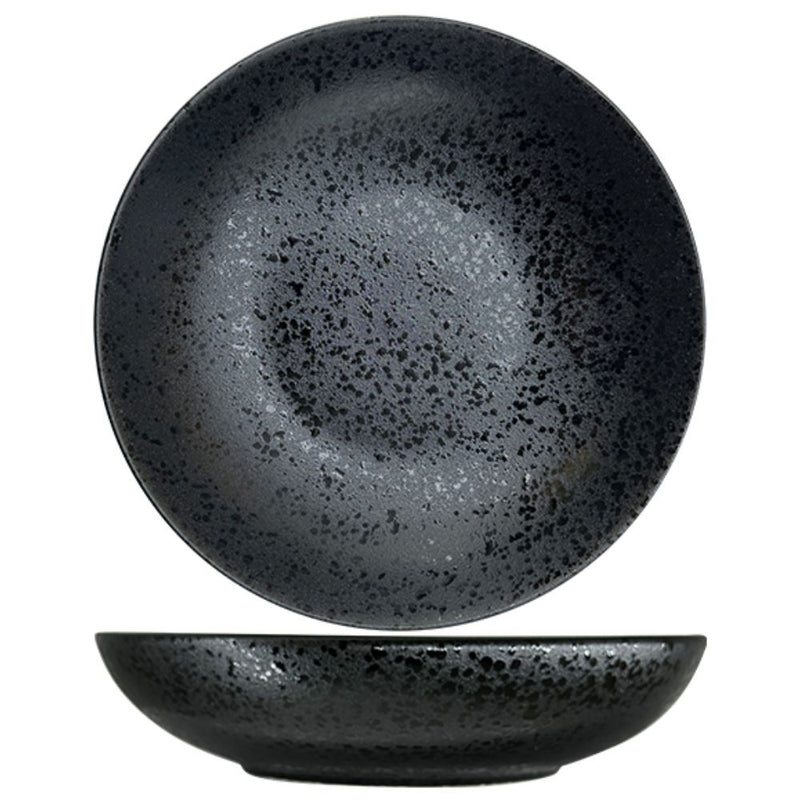 Nova Craft Nova Rain Black Coupe Bowl Set 30cm Set of 2