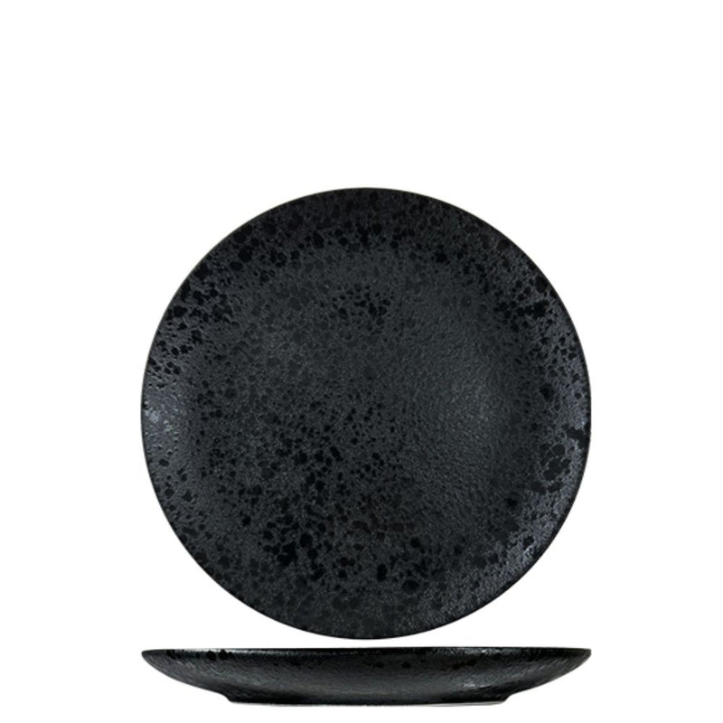 Nova Craft Nova Rain Black Coupe Plate Set 17cm Set of 6