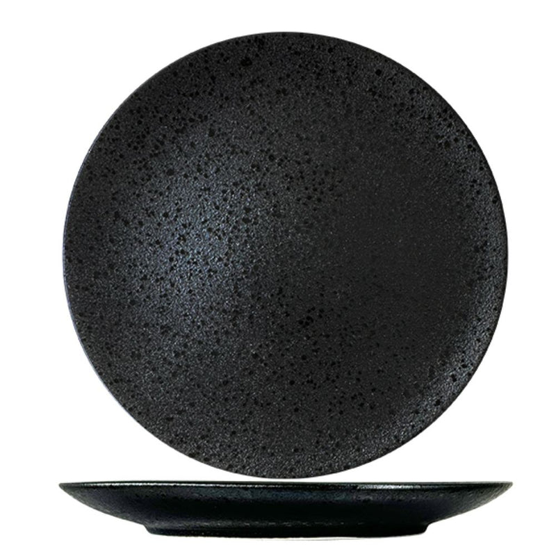 Nova Craft Nova Rain Black Coupe Plate Set 26cm Set of 4