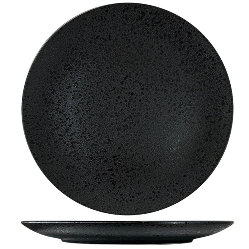 Nova Craft Nova Rain Black Coupe Plate Set 30cm Set of 3