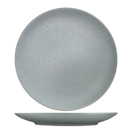 Nova Craft Nova Rain Grey Coupe Plate Set 26cm Set of 4 - Plates - Lighting.co.za