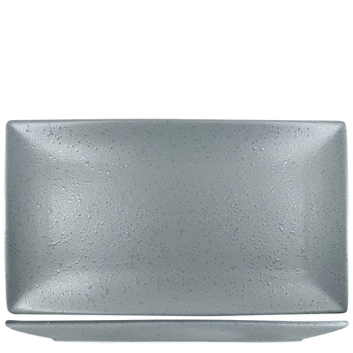 Nova Craft Nova Rain Grey Rectangular Plate Set 34x19cm Set of 3 - Plates - Lighting.co.za