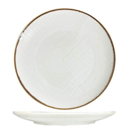 Nova Craft Nova Stitch Braun Coupe Plate 26cm - Plates - Lighting.co.za