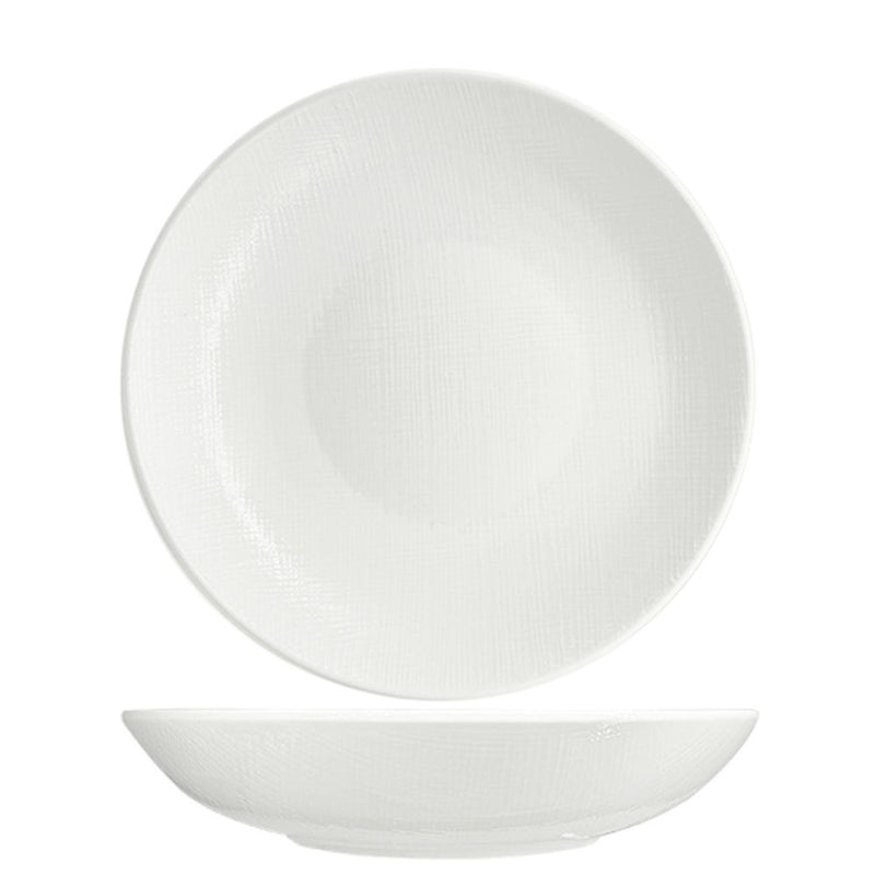 Nova Craft Nova Stitch White Coupe Bowl 24cm Set of 3