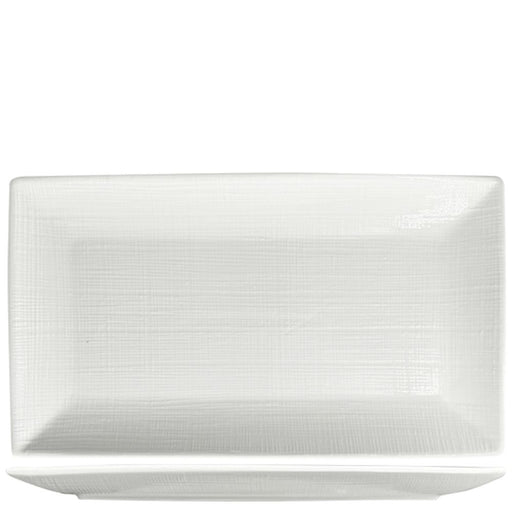 Nova Craft Nova Stitch White Rectangular Plate 34x19cm Set of 3 - Plates - Lighting.co.za