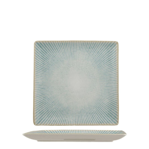 Ariane Paros Aqua Square Plate 16 x 16 cm set of 12 - Lighting.co.za
