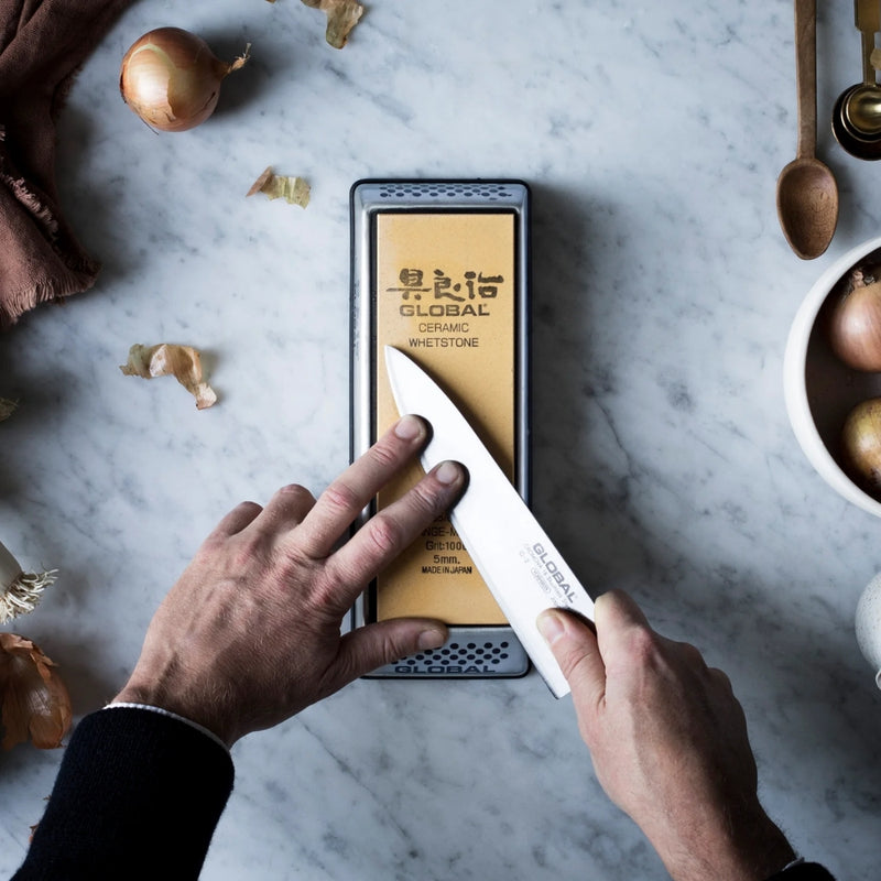 Global MinoSharp Whetstone & Holder - Lighting.co.za