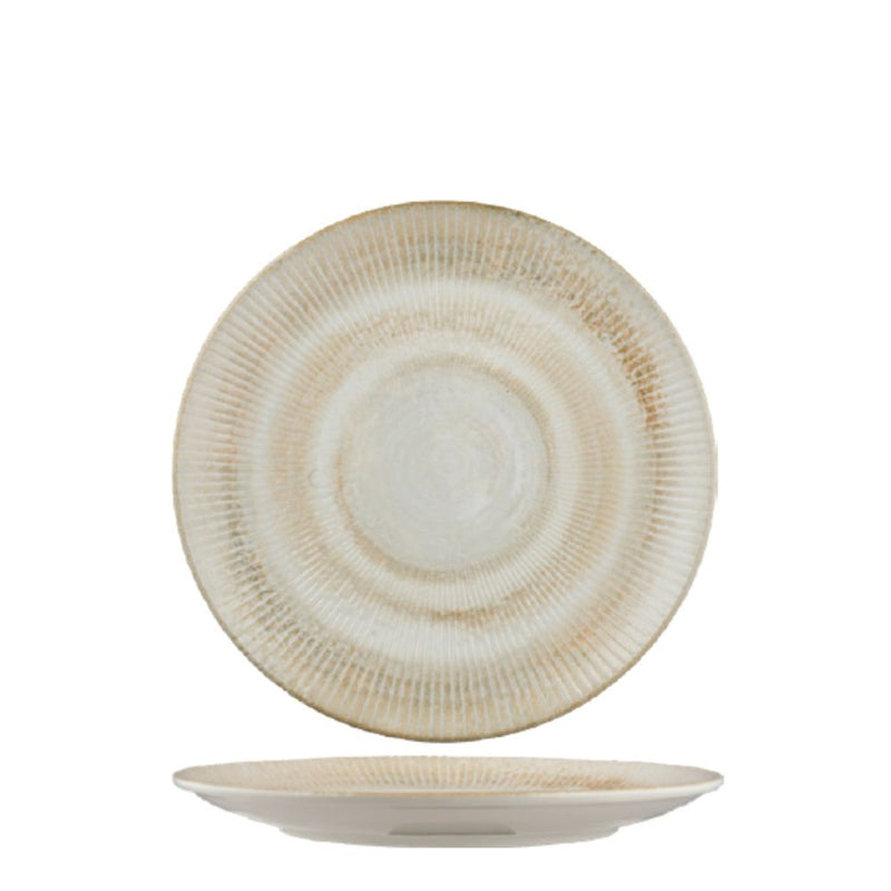 Ariane Paros Shell Sand Coupe Plate 18 cm Set of 12 - Lighting.co.za