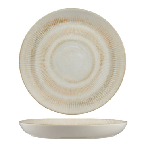 Ariane Paros Shell Sand Coupe Plate Deep 27 cm Set of 6 - Lighting.co.za
