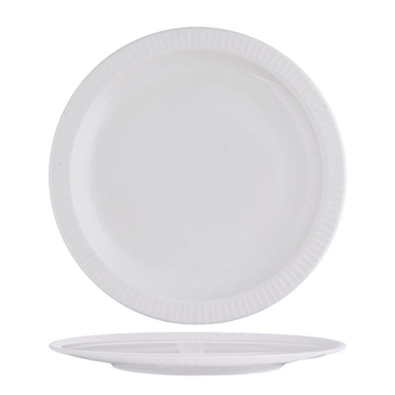 Ariane Seon Ivory Narrow Rim Plate 26 cm Set of 3 - Lighting.co.za