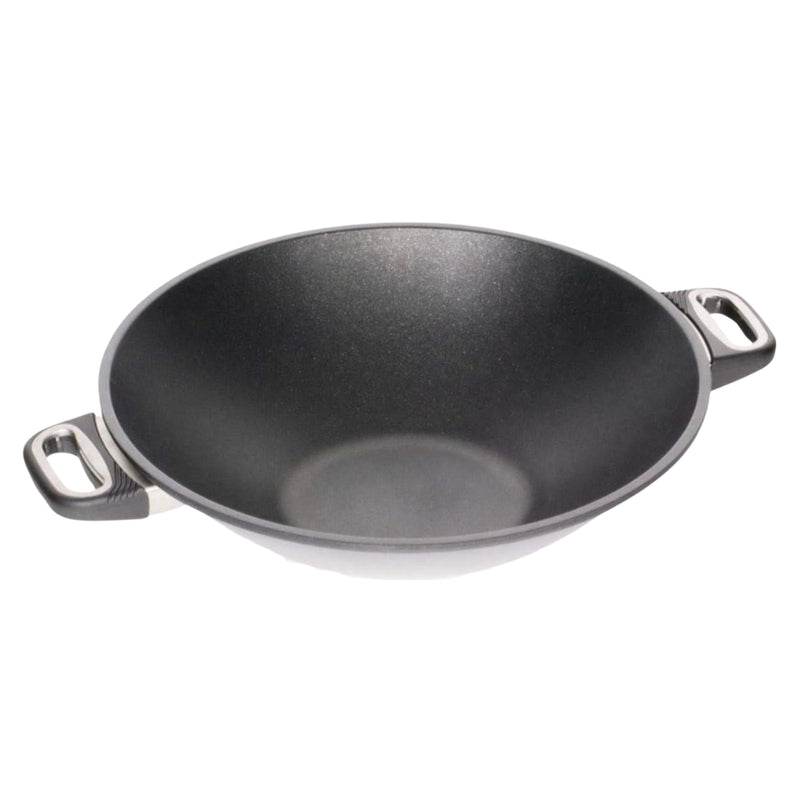AMT Induction Wok with Handles Cast Aluminium Non-Stick - Lighting.co.za