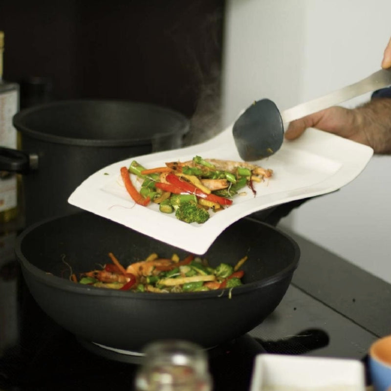 AMT Induction Wok 28cm with long Handle - Lighting.co.za