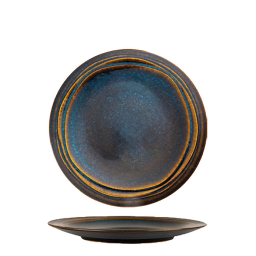 Ariane Splash Denim Coupe Plate 18 cm Set of 12 - Lighting.co.za