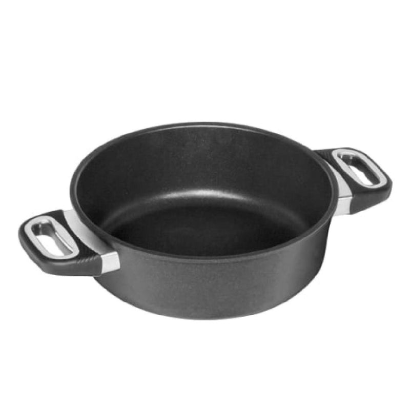 AMT Induction Braising Pan with 2 Handles Non-Stick Aluminium Casserole Pan - Lighting.co.za