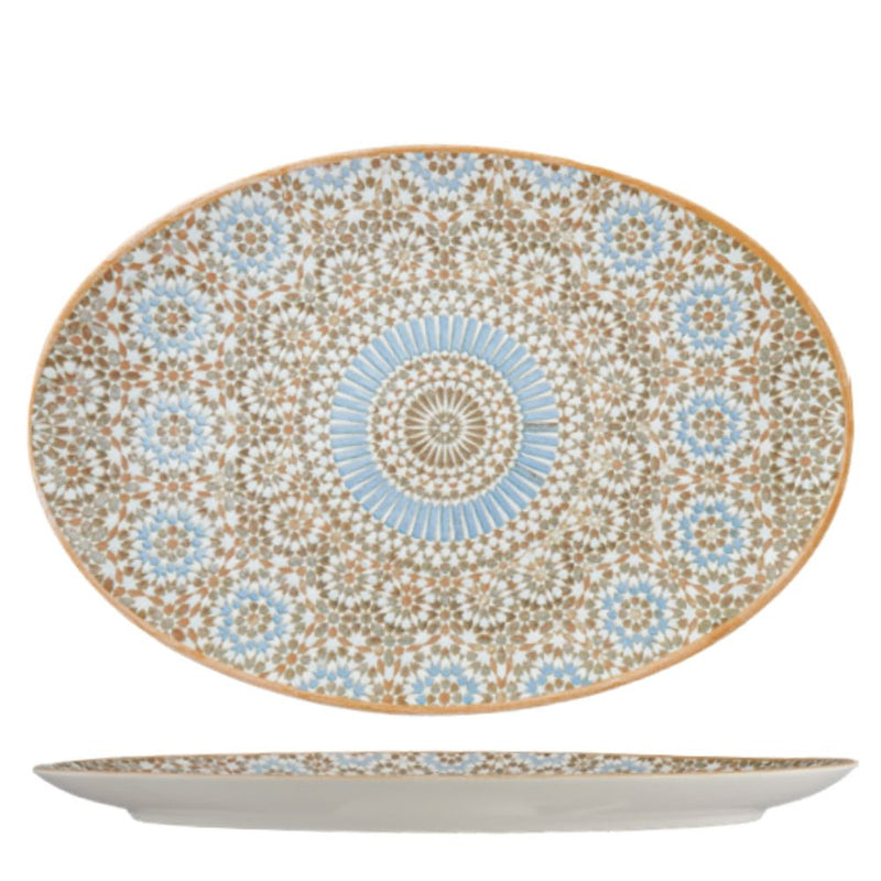 Ariane Tangier Oval Plate 32 cm Set of 6 - Lighting.co.za