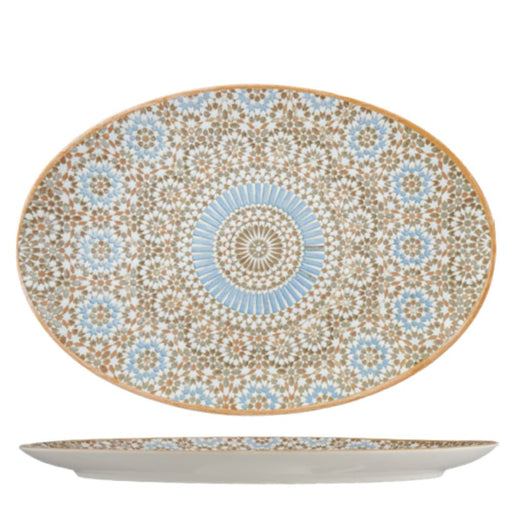 Ariane Tangier Oval Plate 32 cm Set of 6 - Lighting.co.za
