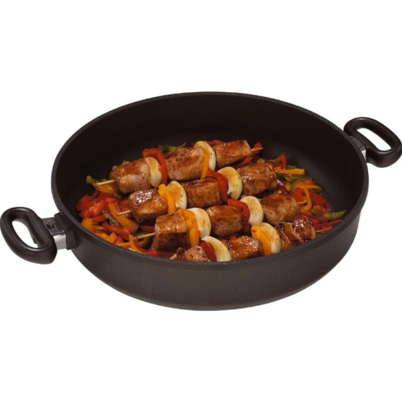 AMT Braising Pan with 2 Handles Non-Stick Aluminium Casserole Pan - Lighting.co.za