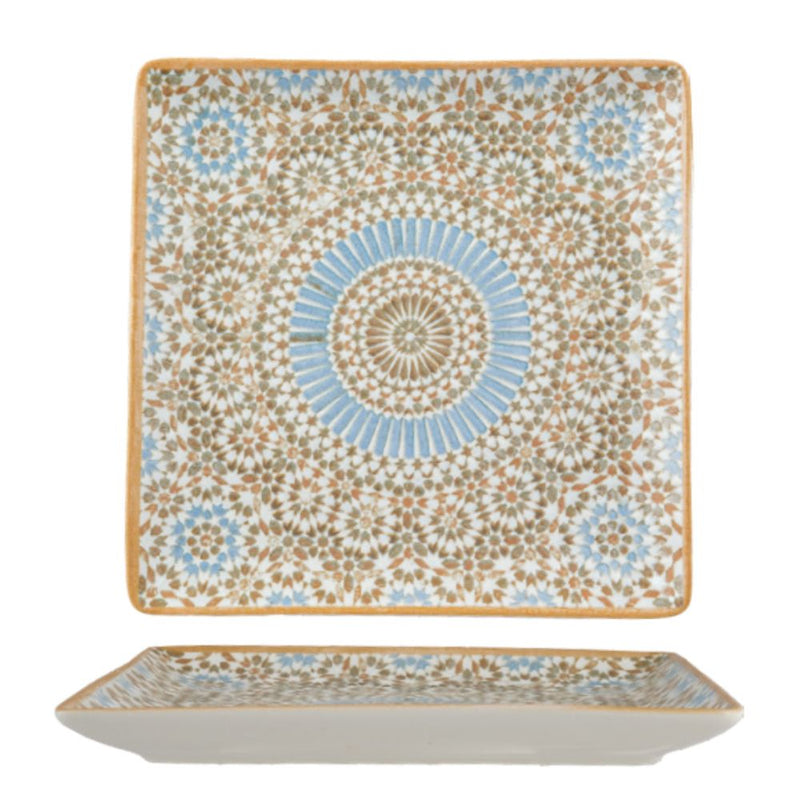 Ariane Tangier Square Plate 27 x 27 cm Set of 6 - Lighting.co.za