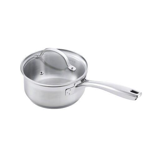 Brabantia Amsterdam Stainless Steel Saucepan 16 cm with Glass Lid - Lighting.co.za