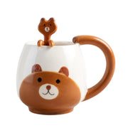 Brush & Burrow Kids Bear Porcelain Mug with Matching Spoon - Lighting.co.za