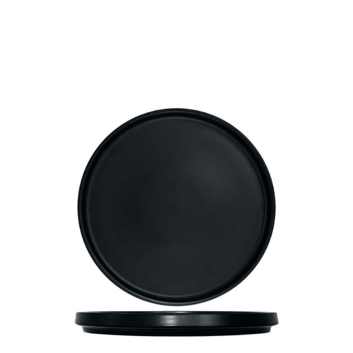 Nova Black Apex Plate 16.5 cm Set of 6 - Lighting.co.za