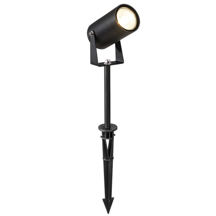 Branco GU10 Black Garden Spike Light