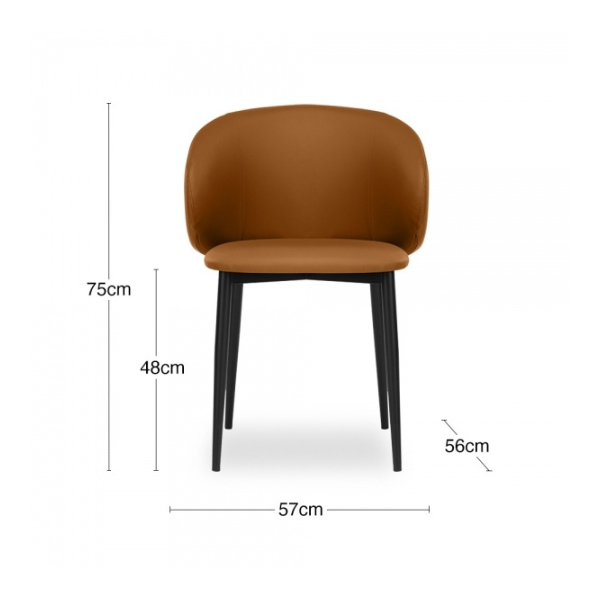 Gia Tan Dining Chair - Lighting.co.za