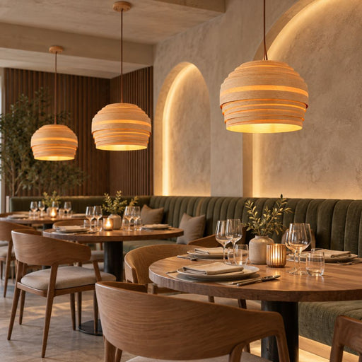 Glowen Natural Wood Veneer Pendant Light - Pendant Light - Lighting.co.za