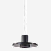 Hat Black Stone Pendant Light 2 Sizes - Lighting.co.za