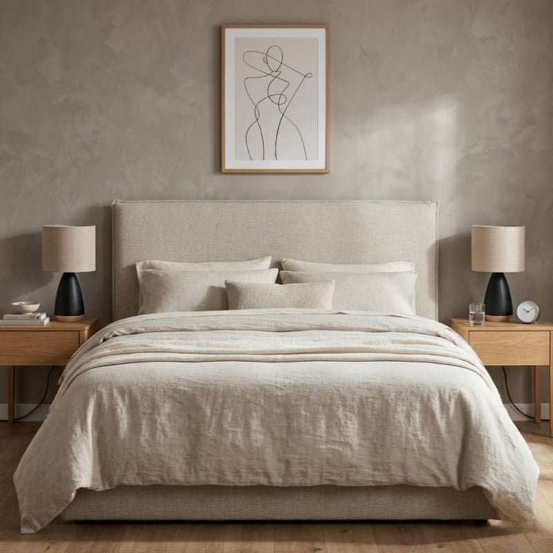 Hayley Black and Natural Table Lamp - Set of 2