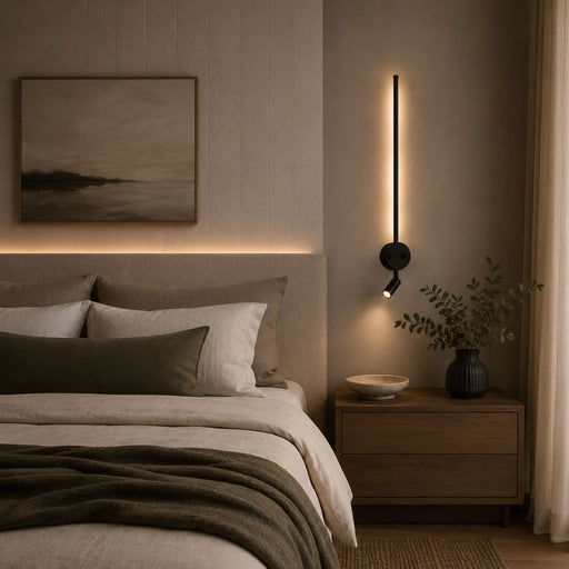 Henly Black LED Bedside Wall Light - Indoor Wall Light - Lighting.co.za