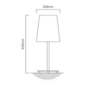 Hepburn Black Wire Mesh Table Lamp - Table Lamp - Lighting.co.za
