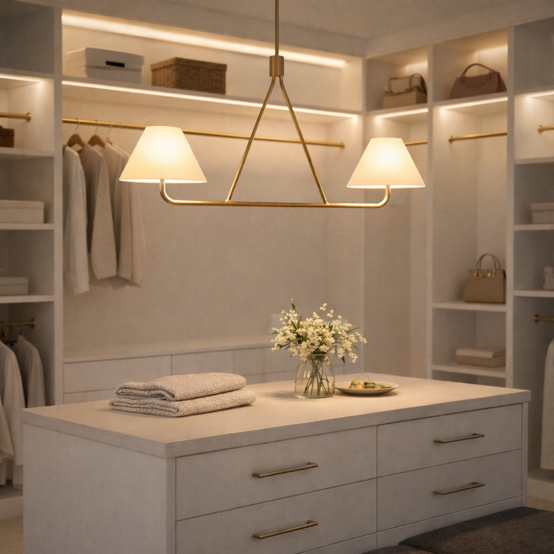 Horizon Gold or Black with White Shade Pendant Light - Lighting.co.za