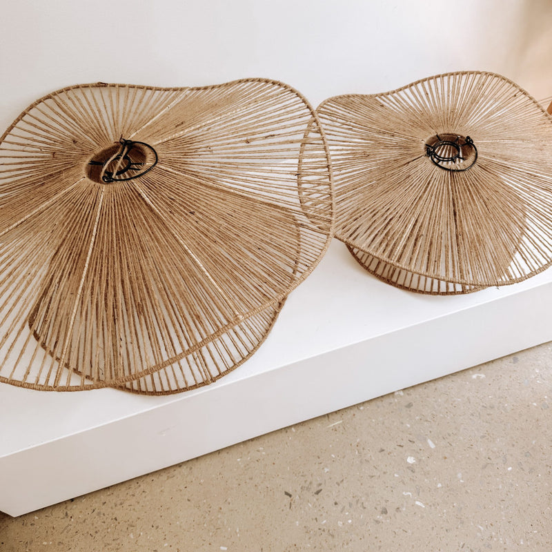 Baffin Natural Rattan Pendant Light 2 Sizes - Lighting.co.za
