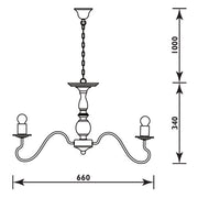 Zed Plain Black 5 or 8 Light Chandelier - Lighting.co.za