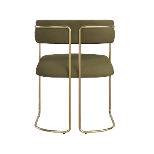 Juliana Mohair Velvet Green Fabric Dining Chair - Lighting.co.za