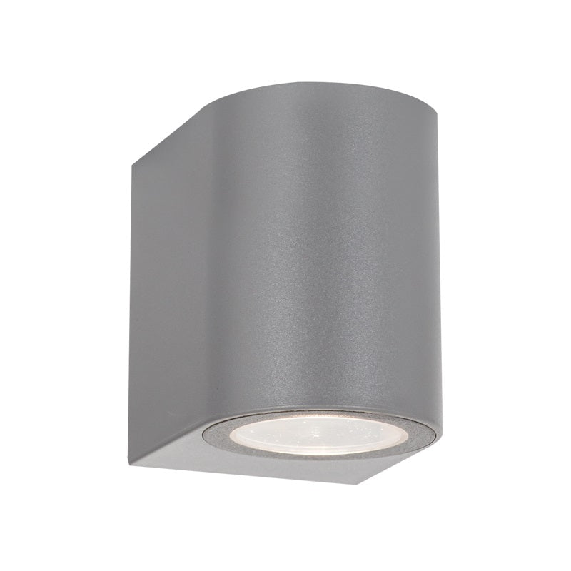 Block U Round Down Only Black | White | Grey GU10 Outdoor Wall Light - Lighting.co.za