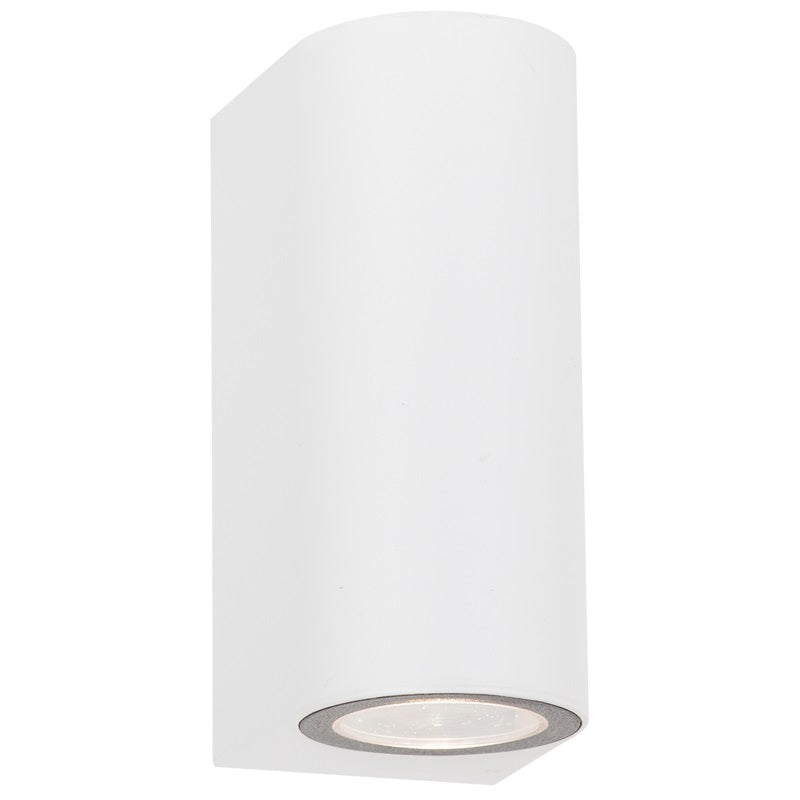 Block U Round Up Down Black | White | Grey GU10 Outdoor Wall Light - Lighting.co.za