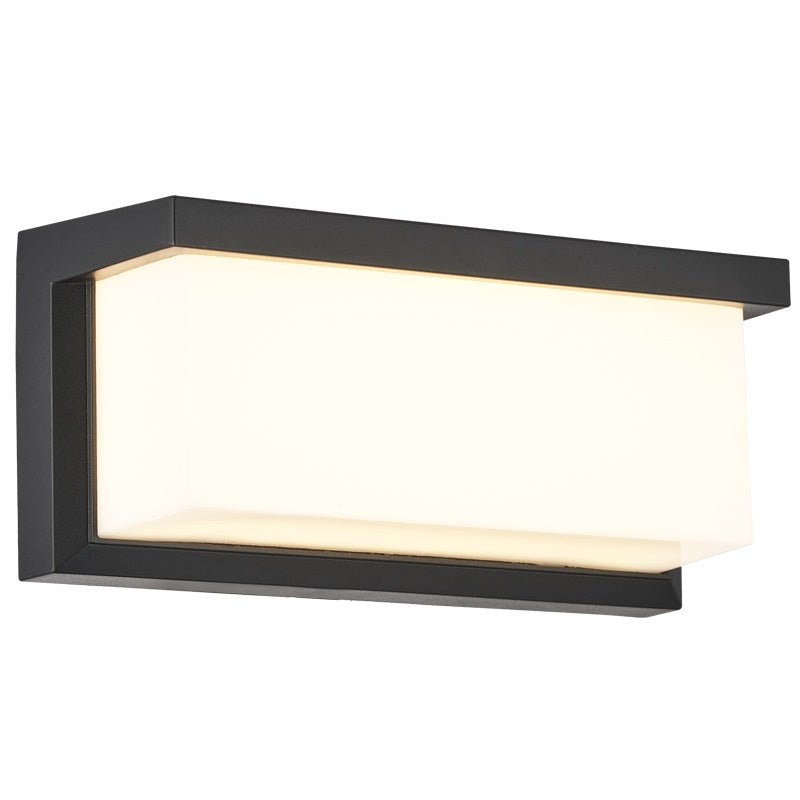 Ease Black LED Outdoor Wall Light - Lighting.co.za
