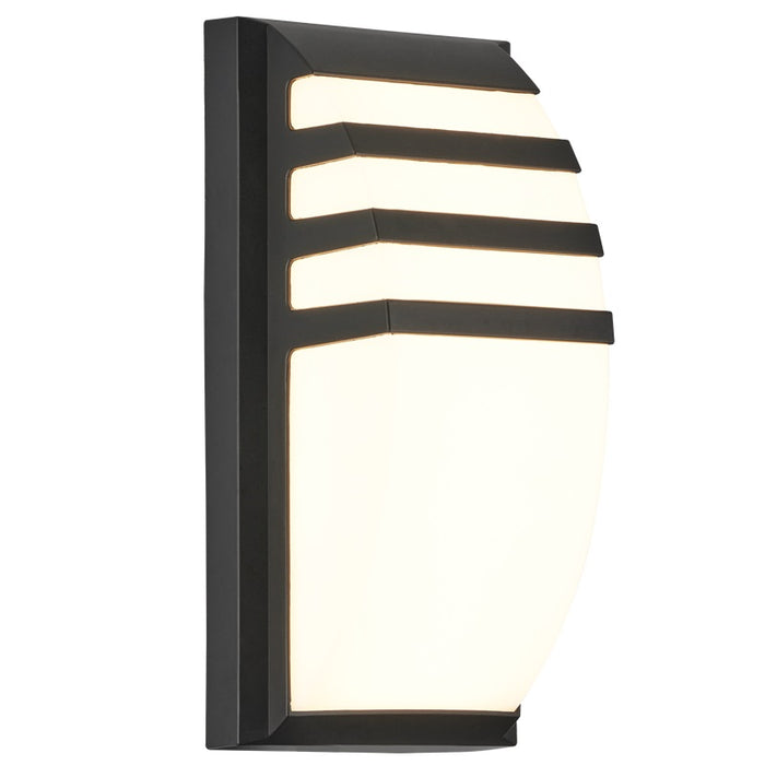 Peek Black LED Outdoor Wall Light