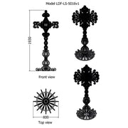 Odessa Ornate Scroll Floor Lamp - Floor Lamp - Lighting.co.za