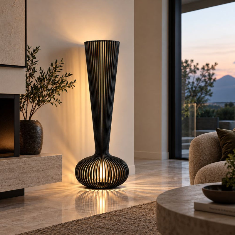 Livara Sculptural Vase Floor Lamp