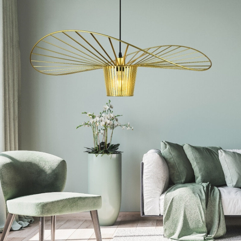 Sensu Baccor Flutter Black | Gold Wire Pendant Light 2 Sizes - Lighting.co.za