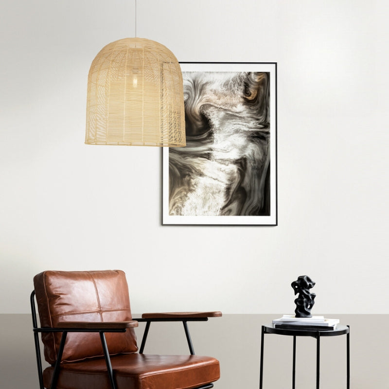 Tesse Woven Rattan Pendant Light 2 Sizes - Lighting.co.za