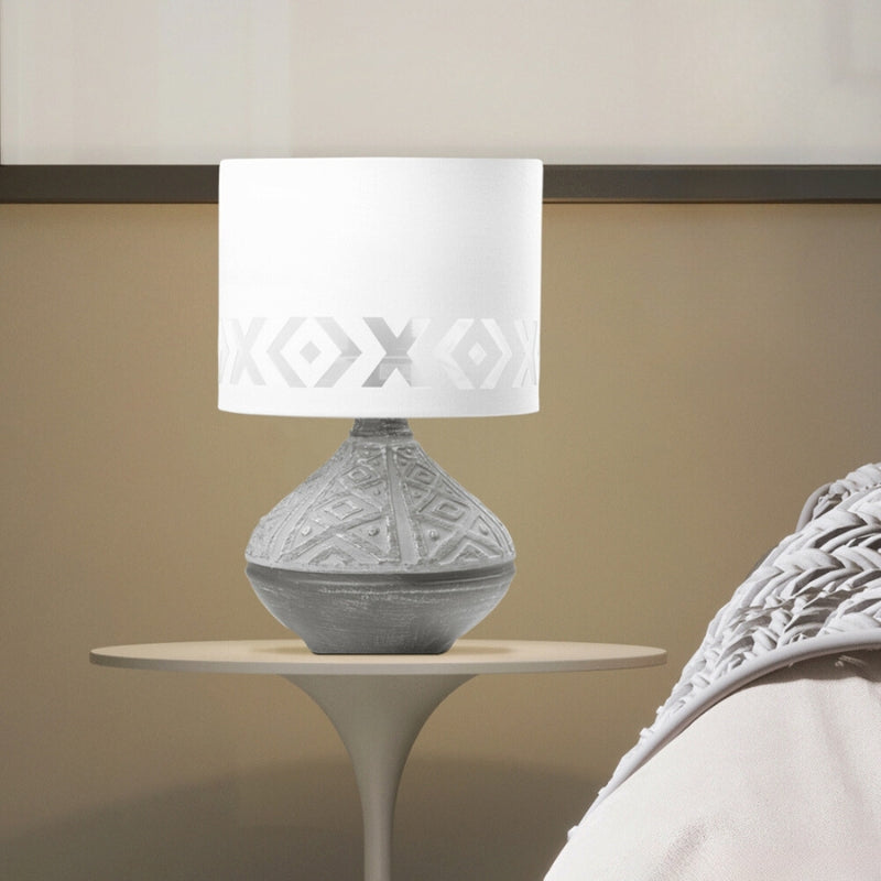 Bali Blue or Grey Table Lamp - Lighting.co.za