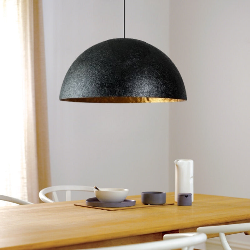 Royale Rocco Black and Gold Pendant Light - Lighting.co.za
