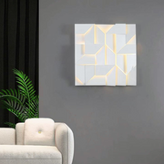 Blanche Square White LED Dimmable Wall Light - Lighting.co.za