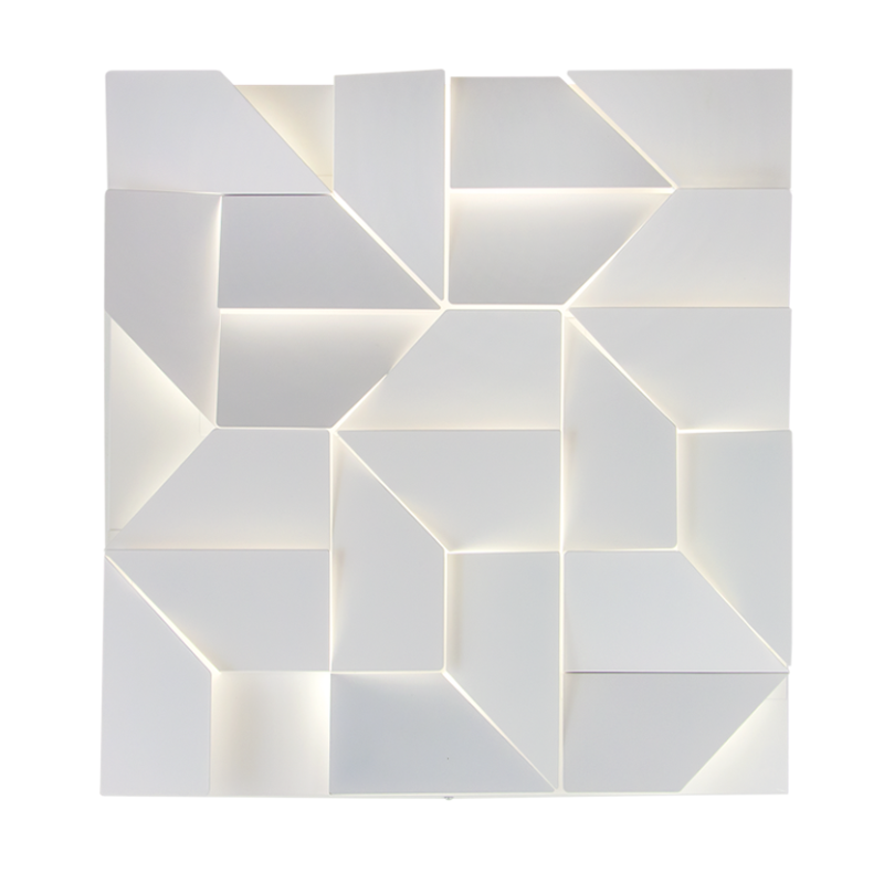 Blanche Square White LED Dimmable Wall Light - Lighting.co.za
